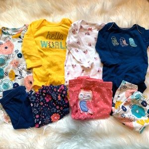 Baby girl 8 piece set